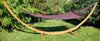 Deluxe Polyester Rope Hammock with Bamboo Stand
