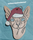 Ornement de bois SPHYNX