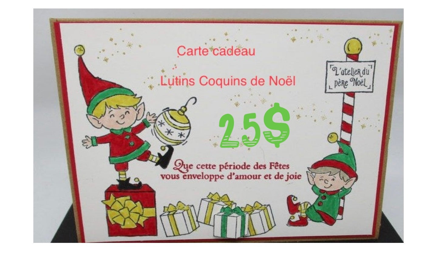 Carte-cadeau Lutins Coquins de Noël