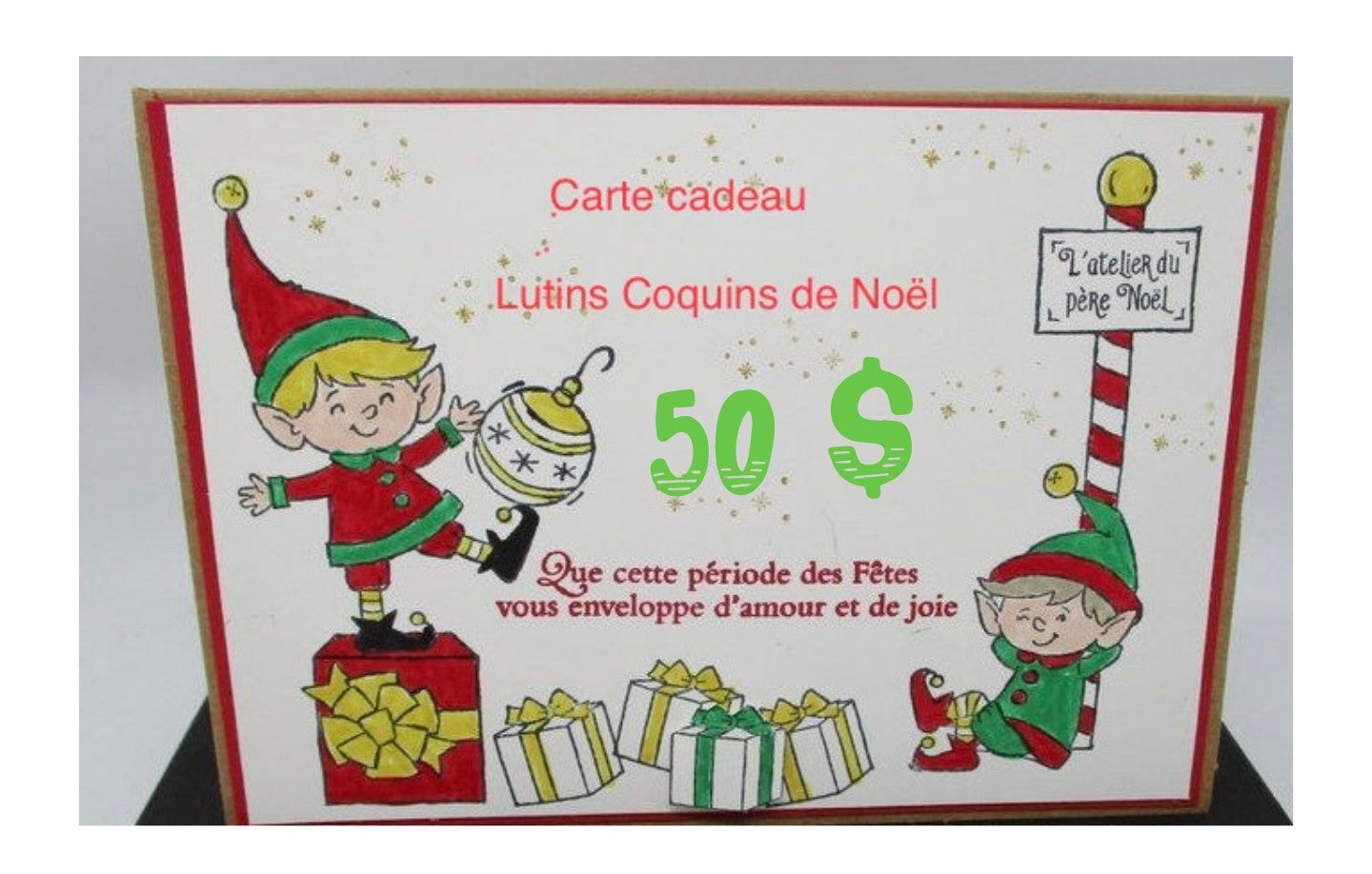 Carte-cadeau Lutins Coquins de Noël