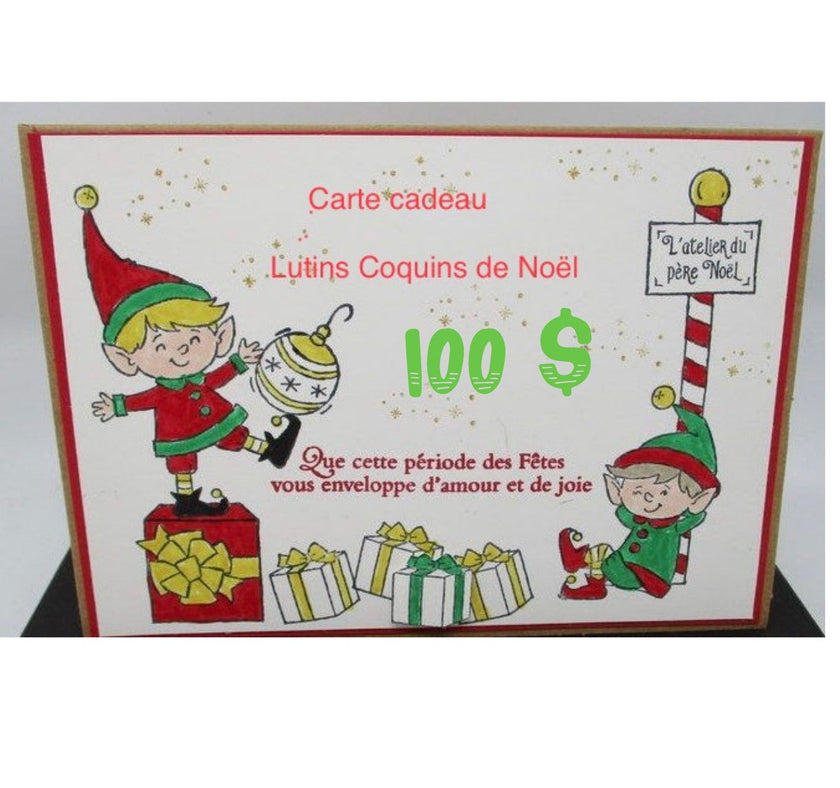 Carte-cadeau Lutins Coquins de Noël