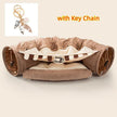 Collapsible Cat Tunnel Toy – Washable, Durable & Foldable (Pink, Matcha, Coffee, Bar)