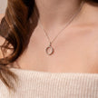 Carrie - Collier avec pendentif circulaire