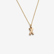 Loyale - Collier avec pendentif en forme de X