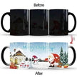 Color Change Christmas Mug Heat Sensitive Cup