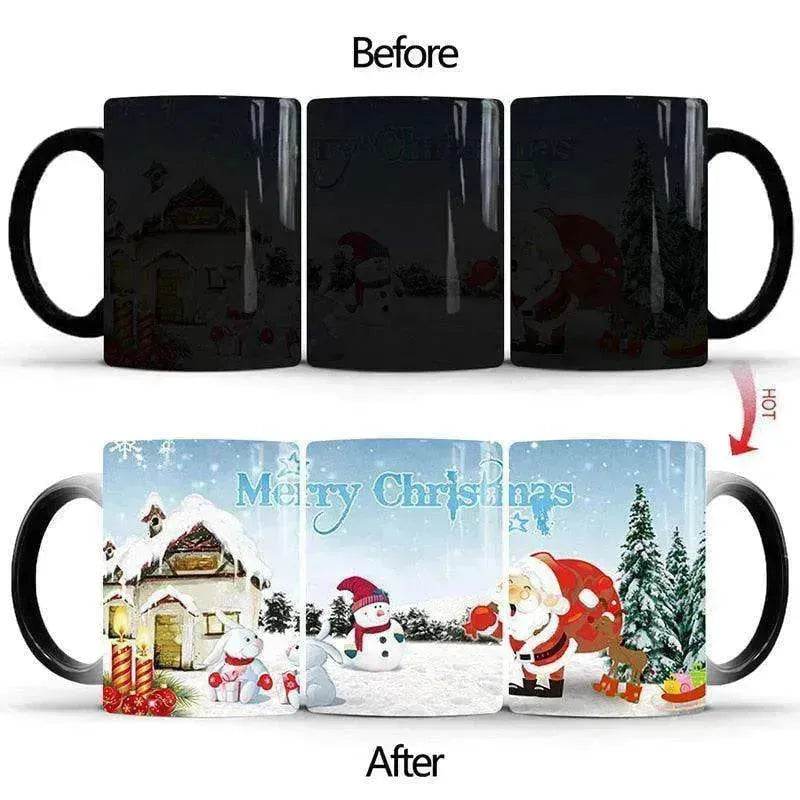 Color Change Christmas Mug Heat Sensitive Cup