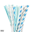 Color paper straws bronzing straws