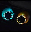 Colorful LED Coaster: Solar & USB Charging