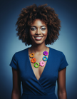 Mismatched Flower Clip On Earrings