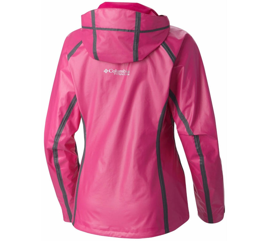Columbia Women's Titanium Outdry Gold Tech Rain Jackets Size XS