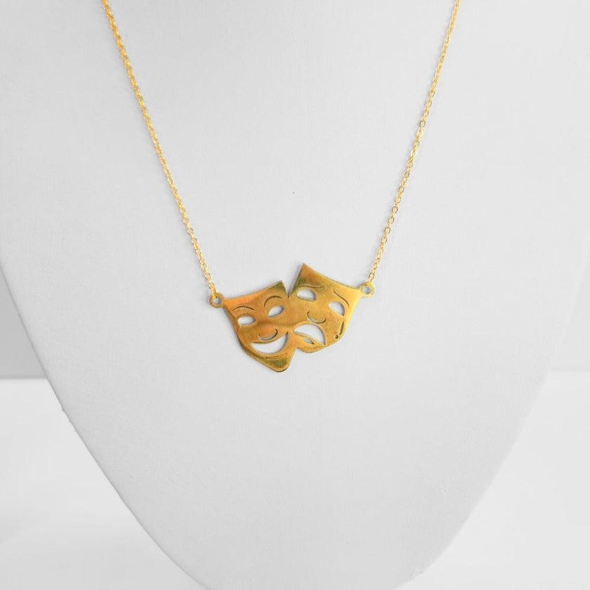 Comedy and Tragedy Pendant