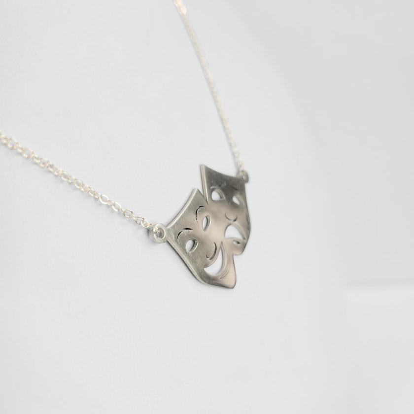 Comedy and Tragedy Pendant