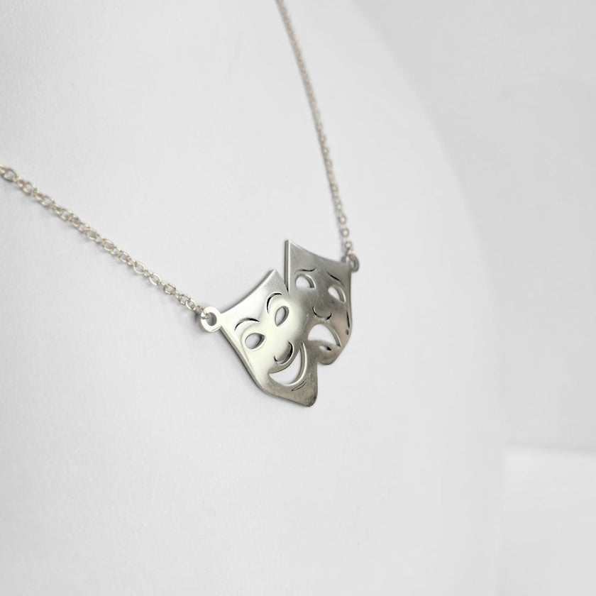 Comedy and Tragedy Pendant