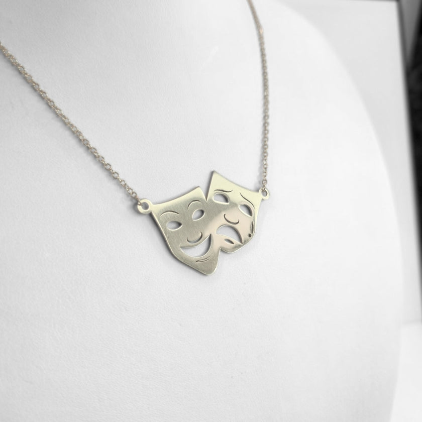 Comedy and Tragedy Pendant