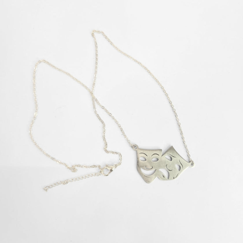 Comedy and Tragedy Pendant