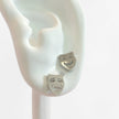Comedy & Tragedy Studs (Silver)