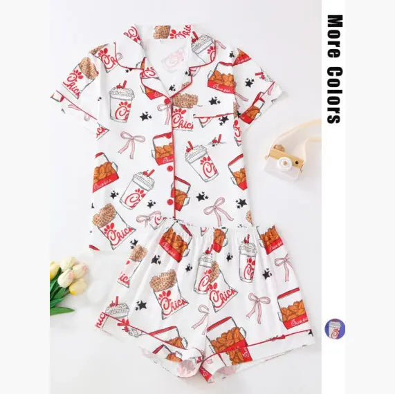 Comfort And Casual Fashion Pajamas For Women Suit