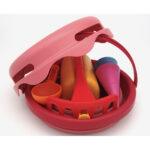 Compact Toys - 7-In-1 Sand Toys Set (Red)