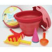 Compact Toys - 7-In-1 Sand Toys Set (Red)