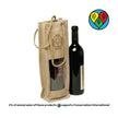 Jute Single Wine Bottle Bag - B3780