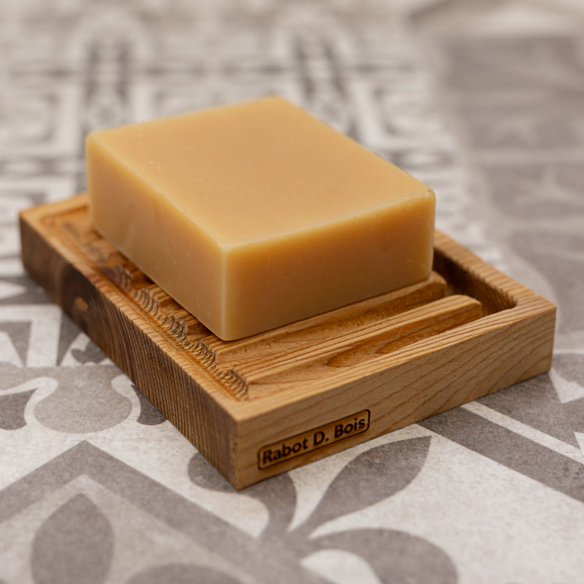 Porte-savon en bois le “D-Coulé