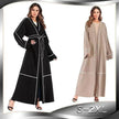 Contrast Striped Cardigan Arab  Robe