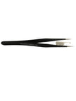 Black Splinter Forceps Fine Point 12.5cm