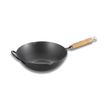 Yoshikawa Cook-Pal Ren Nitrided Carbon Steel Wok 30CM - JAPAN