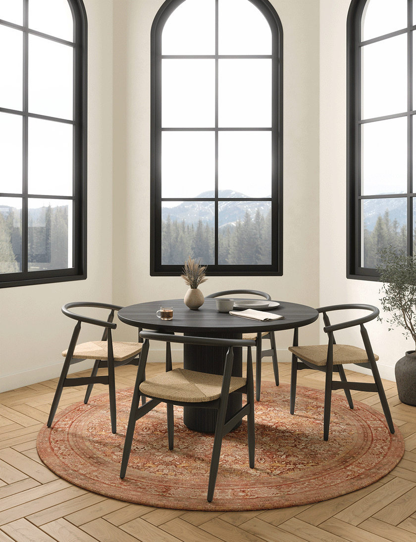 Copera Orange Multi Rug