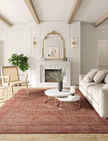 Copera Orange Multi Rug