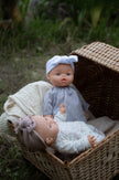 Baby Gordis - Raky with floral blouse and headband - Paola Reina
