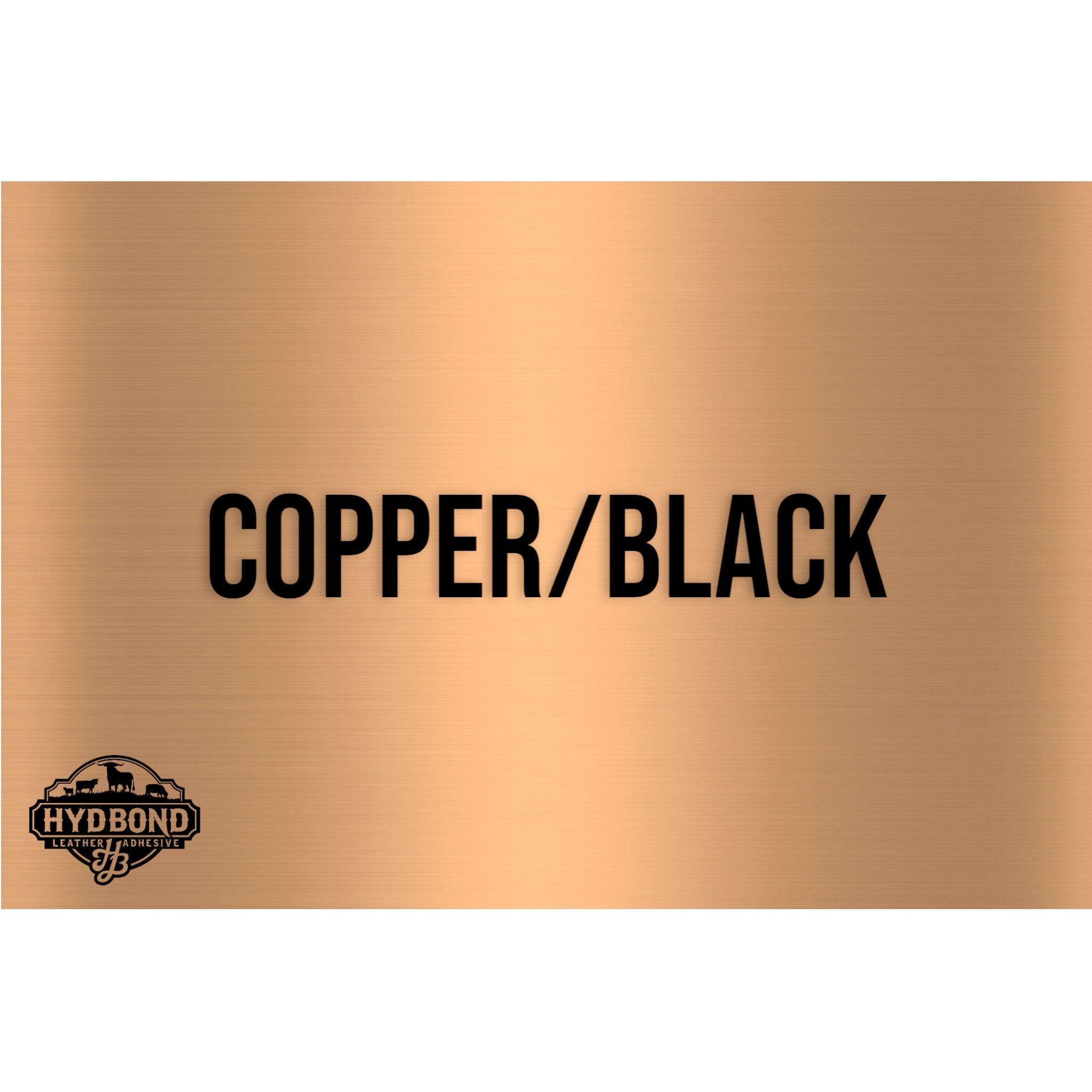 Hydbond Brushed Copper/Black Acrylic Panel