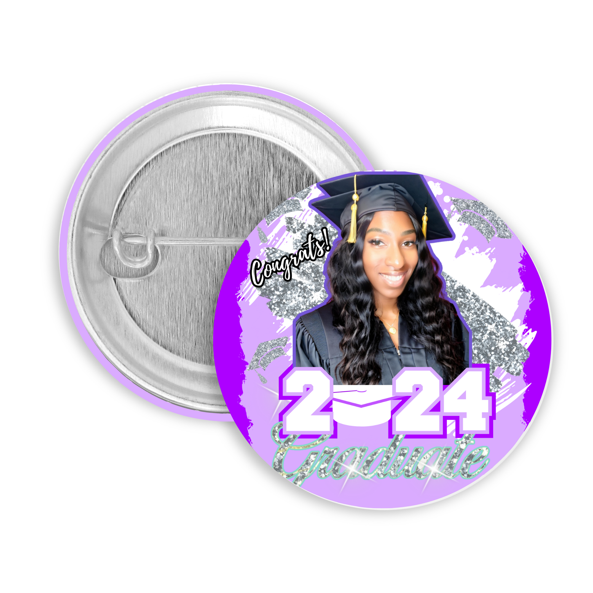 Graduation Buttons 2.25