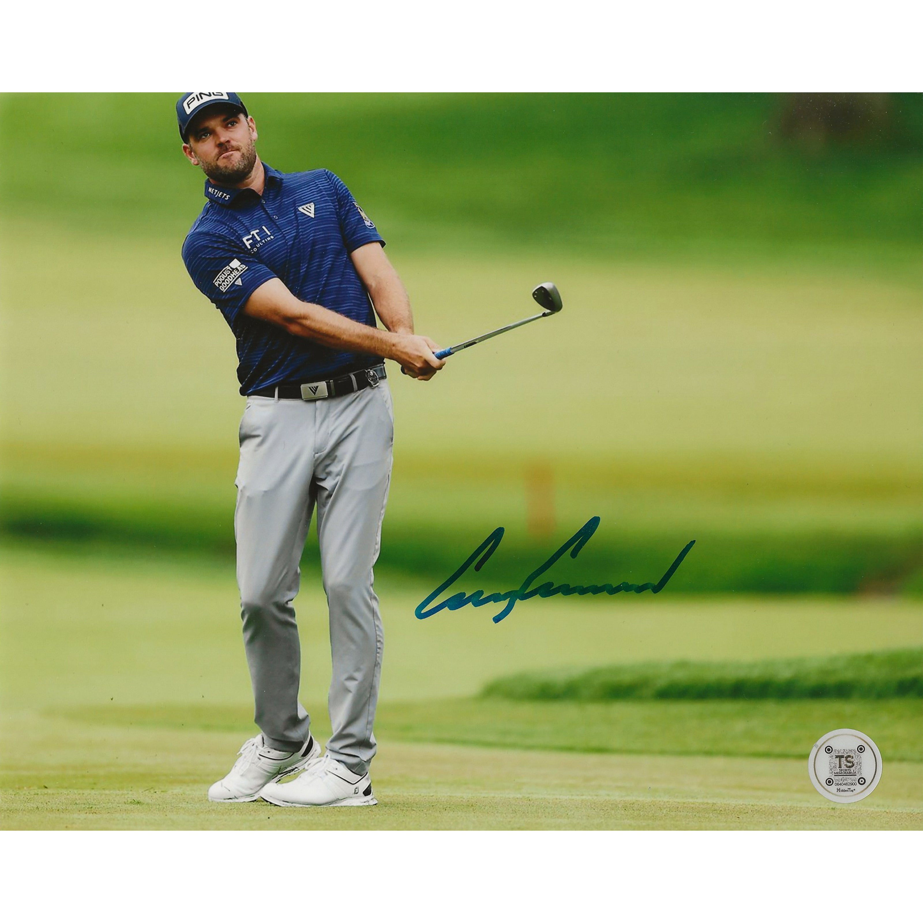 Corey Conners Autographed Chip Shot 8x10 Photo