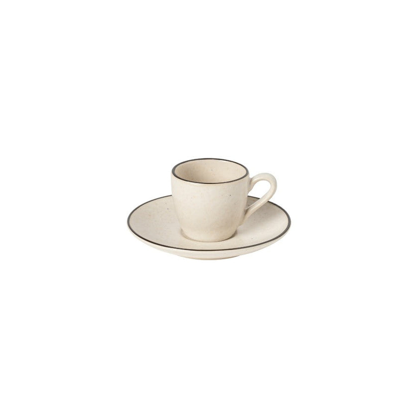 Costa Nova - Augusta Natural Coffee cup & saucer