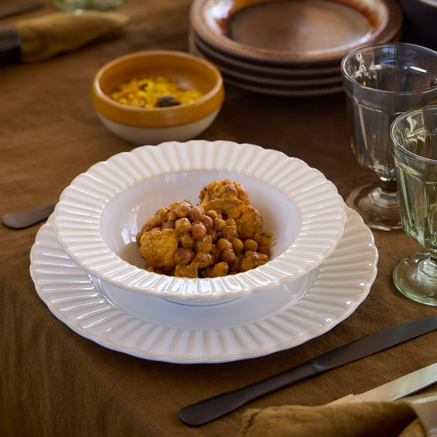 Costa Nova - Cristal White Soup/pasta bowl