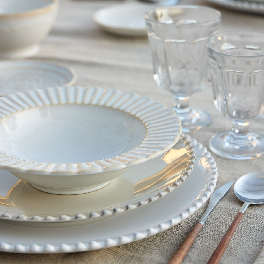 Costa Nova - Cristal White Soup/pasta bowl
