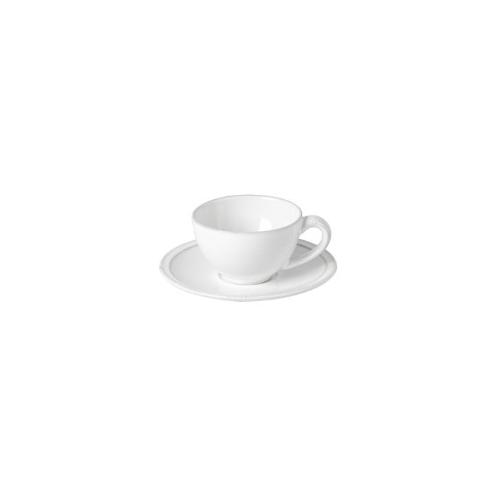 Costa Nova - Friso White Coffee Cup & Saucer 0.09L