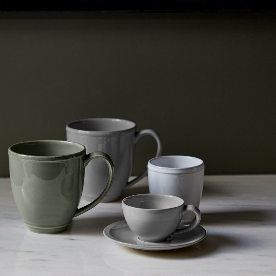 Costa Nova - Friso White Coffee Cup & Saucer 0.09L