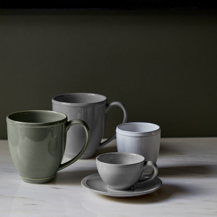 Costa Nova - Friso White Coffee Cup & Saucer 0.09L