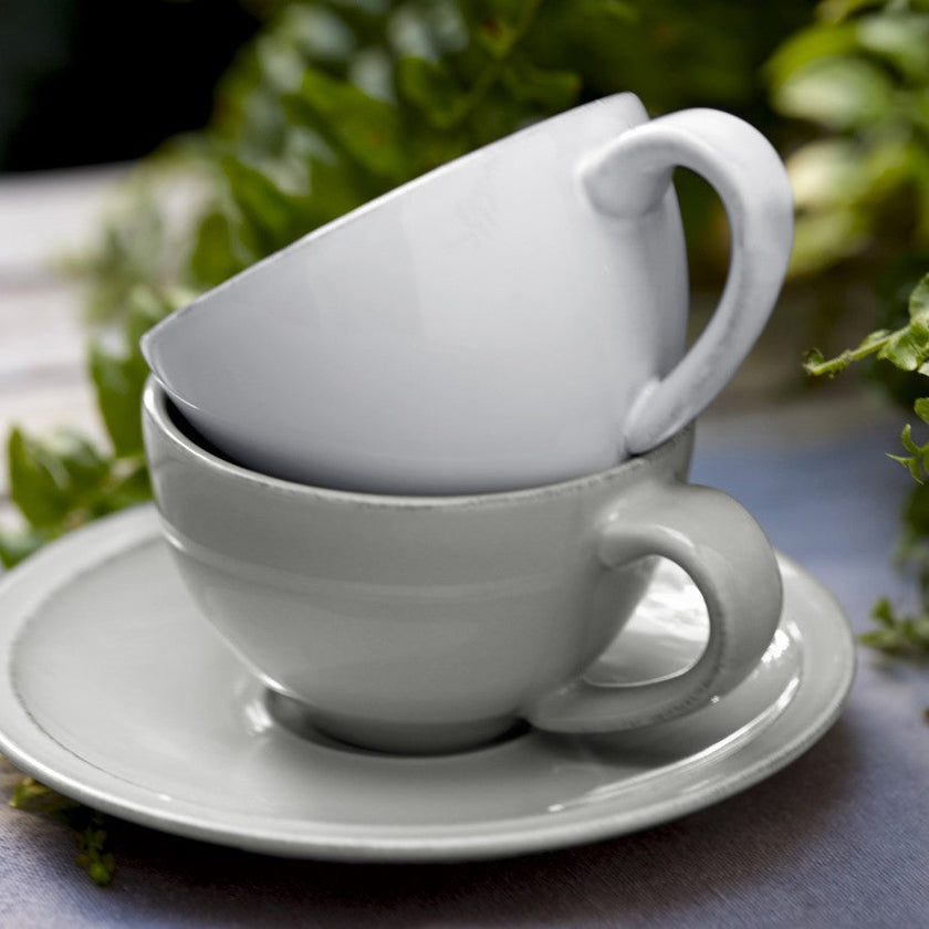 Costa Nova - Friso White Coffee Cup & Saucer 0.09L