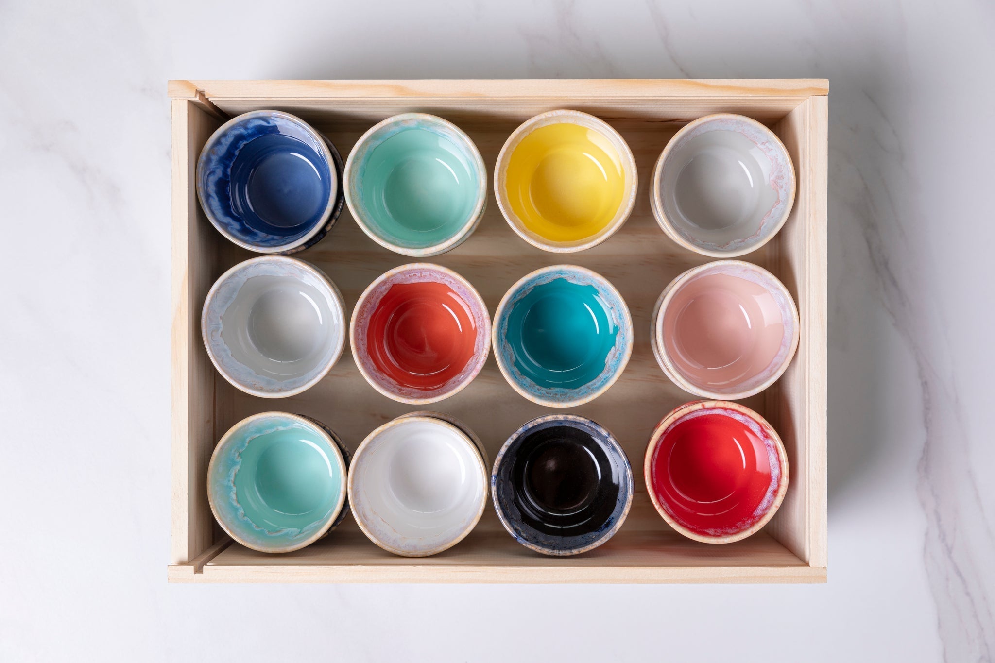 Costa Nova - Grespresso Wooden display box 24 lungo cups asst