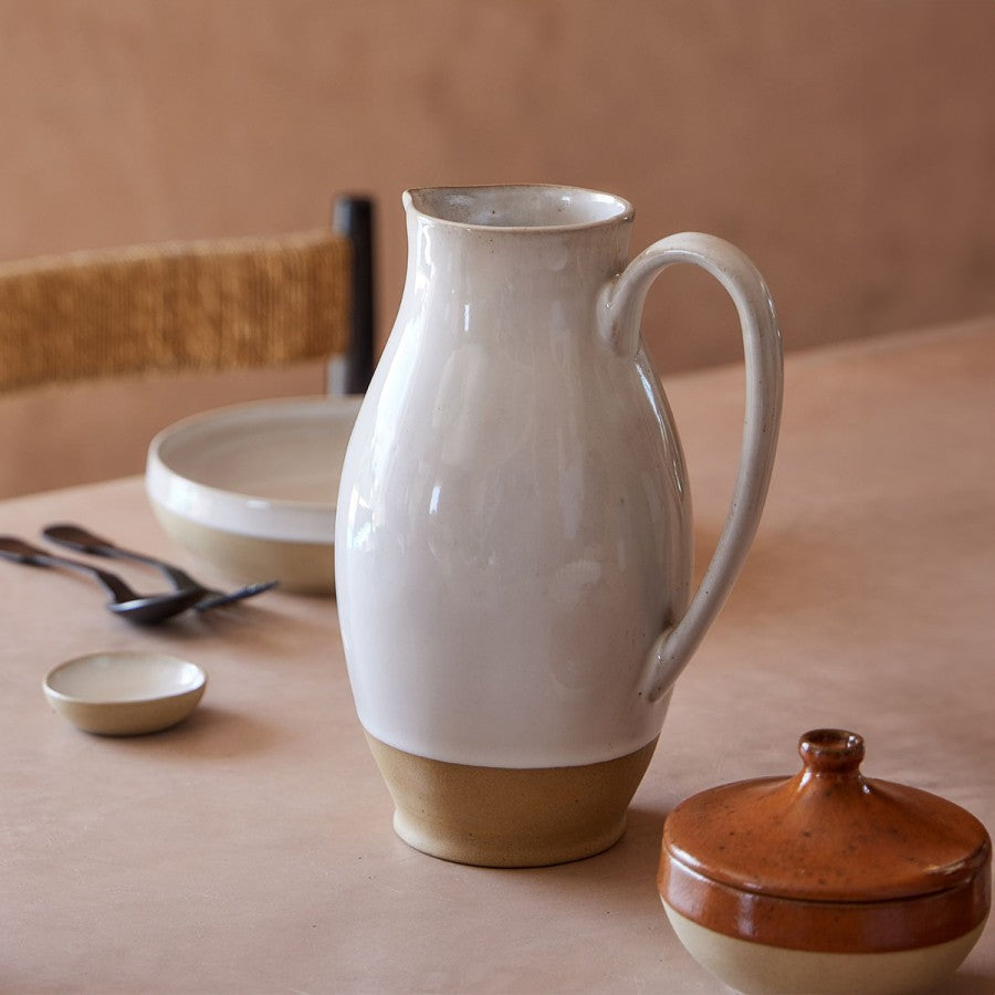 Costa Nova - Marrakesh Sable Blanc Pitcher
