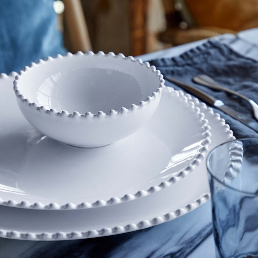 Costa Nova - Pearl White Charger plate