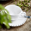 Costa Nova - Pearl White Espresso Cup And Saucer