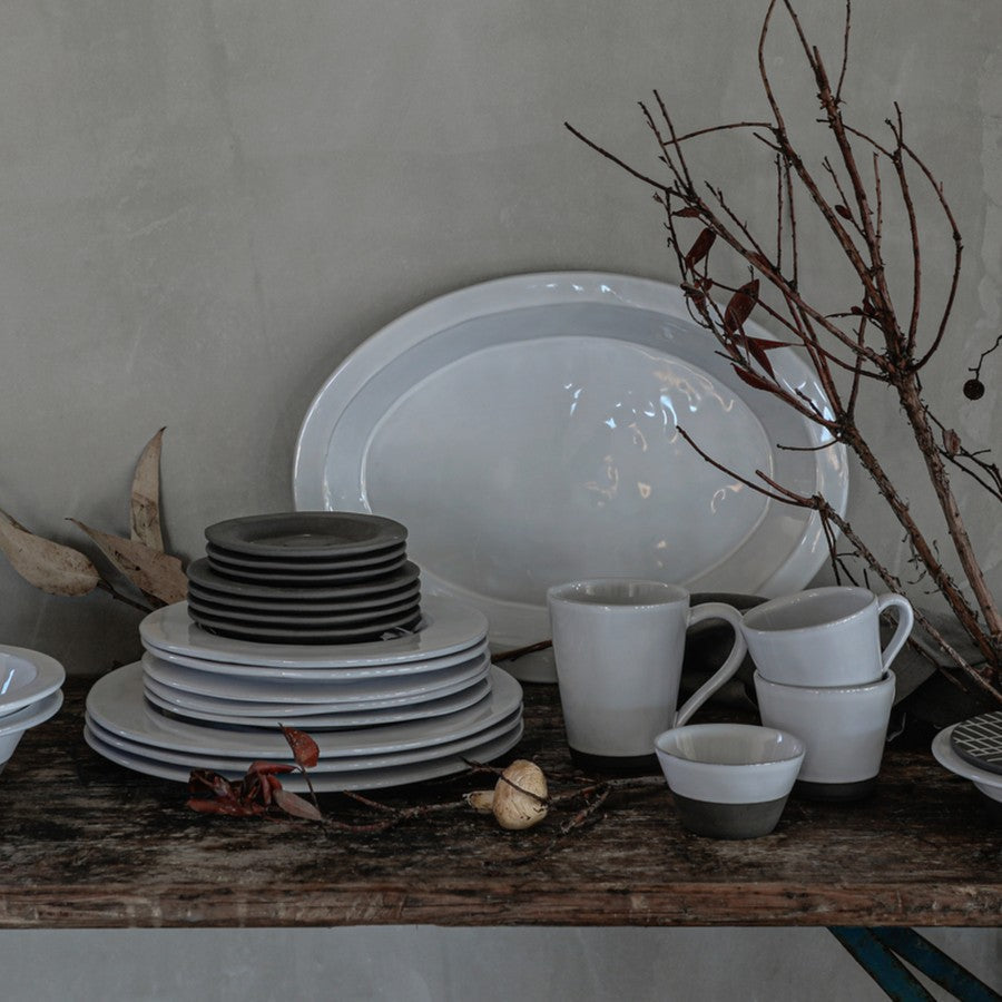 Costa Nova - Assiette plate blanche Plano