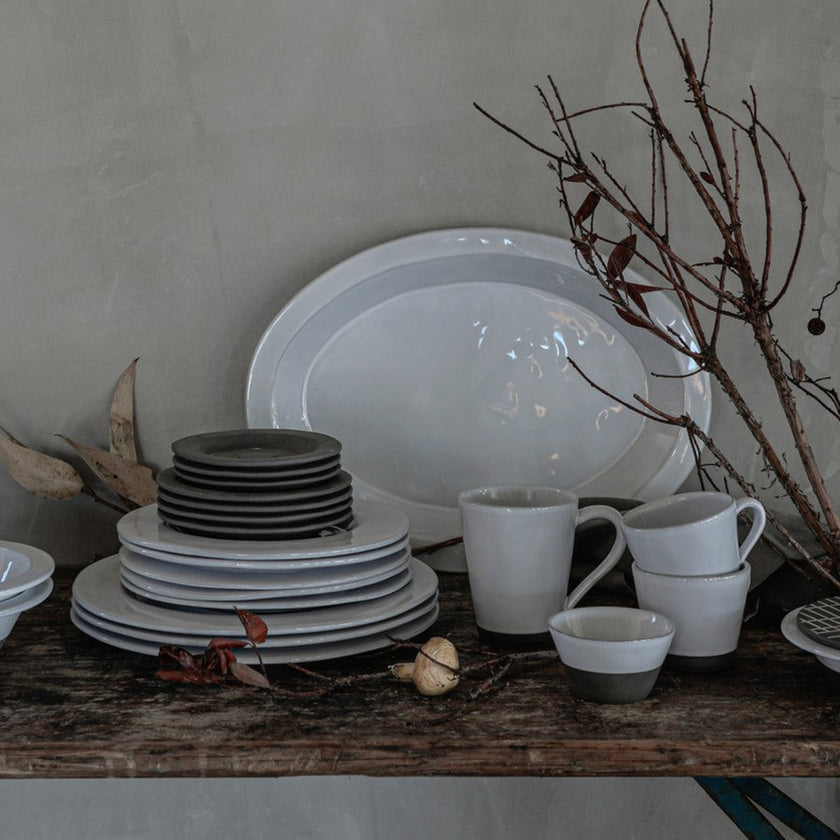 Costa Nova - Assiette plate blanche Plano