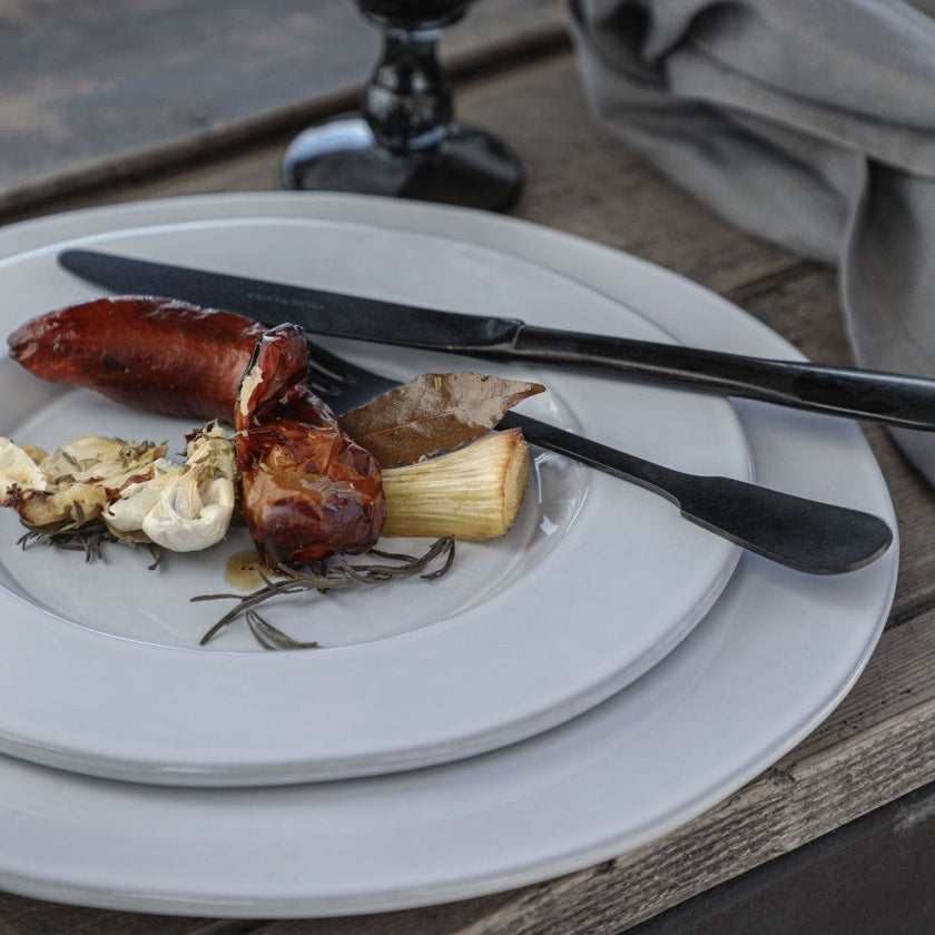 Costa Nova - Assiette plate blanche Plano