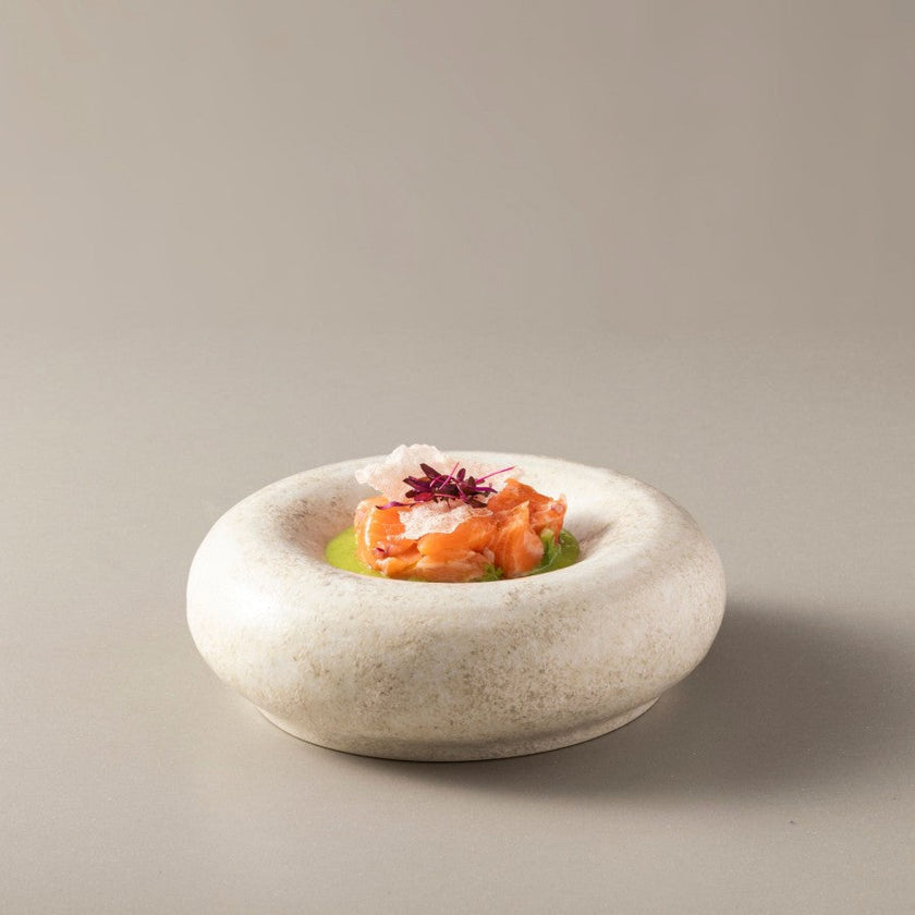 Costa Nova - Resonance Cream Pillow Plate