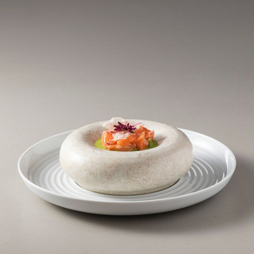 Costa Nova - Resonance Cream Pillow Plate